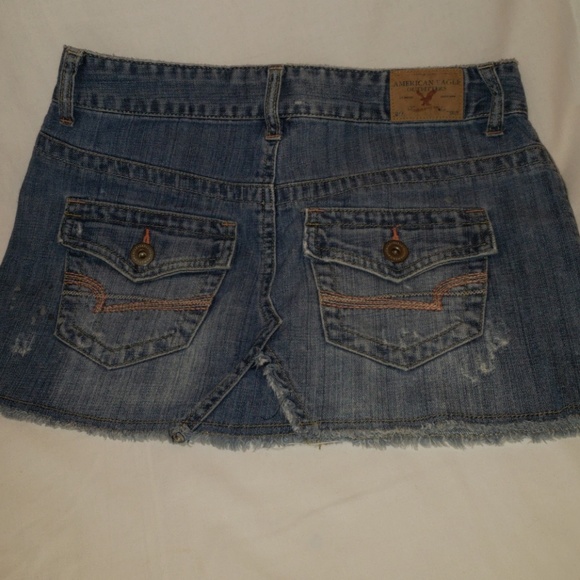 💋American Eagle Outfitters Sz2 JEAN MINI - Picture 6 of 8